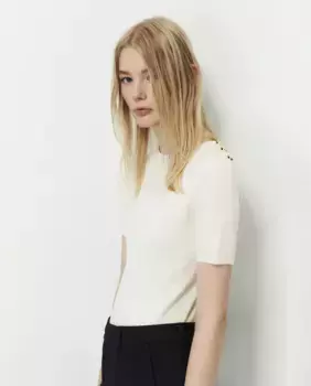 Ребристый свитер Sfera, цвет Crudo