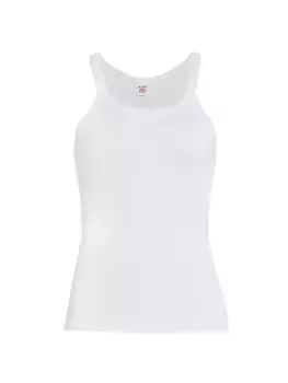 Ребристый танк Re/Done, белый