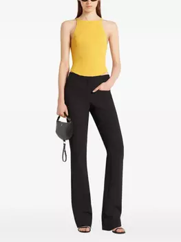 Ребристый топ Courrges, желтый