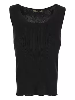 Ребристый топ Gentry Portofino, черный
