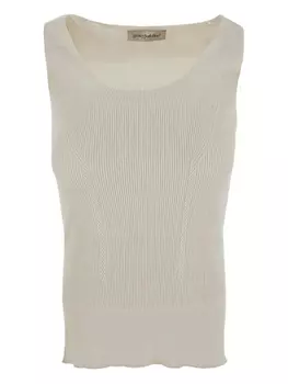 Ребристый топ Gentry Portofino, нейтральный