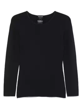 Ребристый топ Giorgio Armani, синий