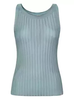 Ребристый топ Herno, синий