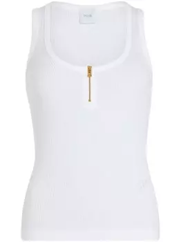 Ребристый топ Patou, белый
