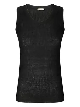Ребристый топ Stefano Mortari, черный