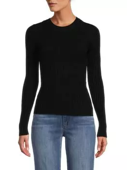 Ребристый вязаный свитер Vero Moda, черный