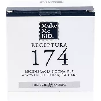 Рецепт 174 Ночная регенерация для всех типов кожи 50мл, Make Me Bio