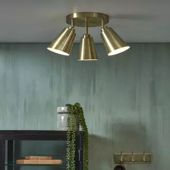 Речь идет о RoMi - потолочный светильник Бремен - золото - 30х30х25см - 3л it's about RoMi