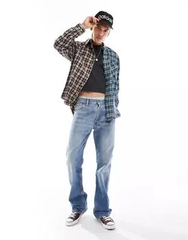 Reclaimed Vintage Джинсы прямого кроя Revived x Glass Onion с регулируемой талией