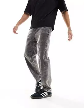 Reclaimed Vintage — широкие джинсы антрацитового кроя в стиле 90-х годов