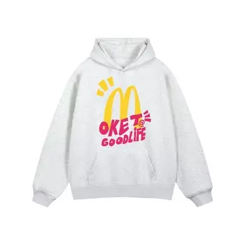 RECOLETA Толстовка унисекс, Серый/Белый