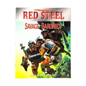 Red Steel - Savage Baronies - Book II Only!, Advanced Dungeons & Dragons (2nd Edition) - Box Sets, мягкая обложка