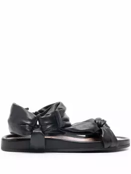 RED(V) сандалии Puffy Strap, черный