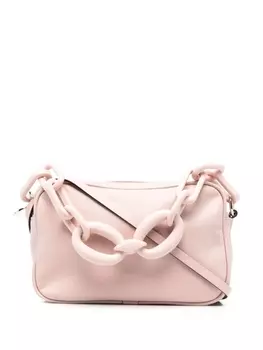 RED(V) сумка через плечо с логотипом и ремнем-цепочкой, розовый