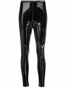 RED Valentino брюки с завышенной талией, черный