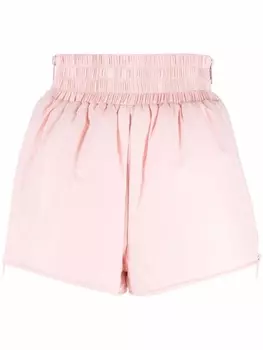 RED Valentino дутые шорты с молниями сбоку, розовый