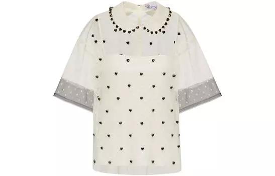 RED VALENTINO Рубашка женская белая
