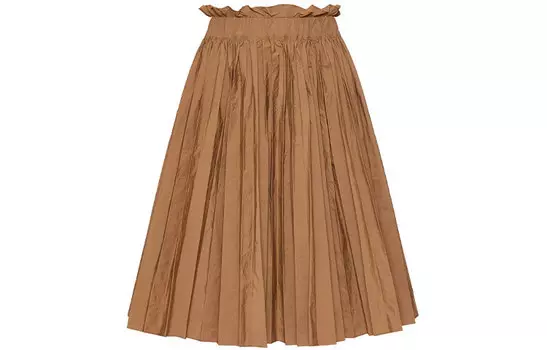 RED VALENTINO SS22 Повседневная длинная юбка женская цвета хаки