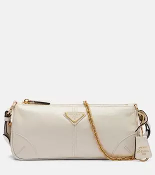 Редакция 2002 Средняя плечевая сумка Prada, белый