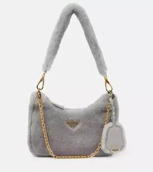 Редакция 2005 года плечевая сумка из овчины Prada, Fiordaliso