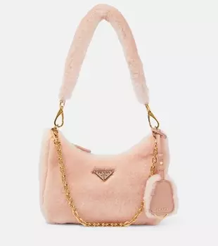 Редакция 2005 года плечевая сумка из овчины Prada, Orchidea