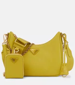 Редакция 2005 Маленькая кожаная сумка через плечо Prada, Cedro 1