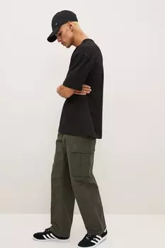 Редактировать брюки-карго с парашютом Next, зеленый