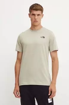 Redbox Tee Infill 2 хлопковая футболка The North Face, серый