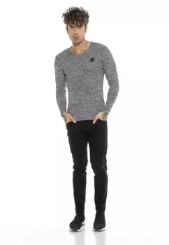 RedBridge вязаный свитер "Канзас-Сити" крупной вязки, черный