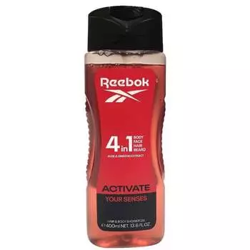 Reebok Activate 4in1 Гель для душа для мужчин, 400 мл