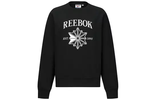 Reebok Американская толстовка женская черная