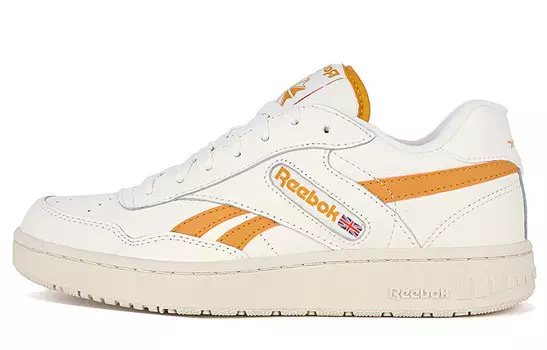 Кроссовки Reebok BB 4000 Vintage Basketball Unisex, белый/оранжевый