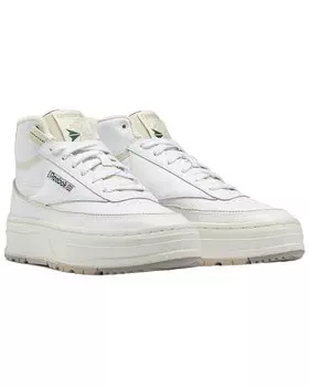 Reebok Club C Geo Mid кожаные кроссовки, белый