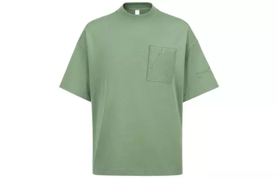 Reebok Футболка BEATS POCKET TEE UT унисекс зеленая