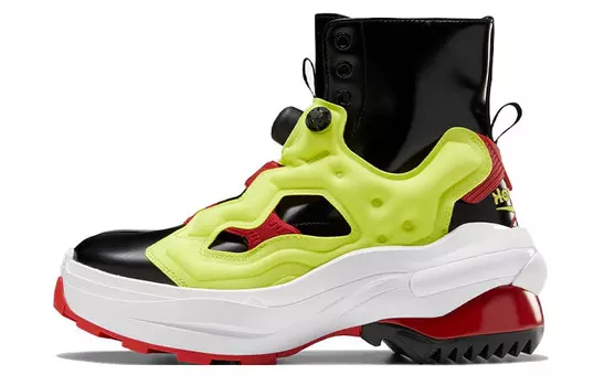 Reebok InstaPump Fury Maison Margiela X Tabi 'Black Yellow Red'
