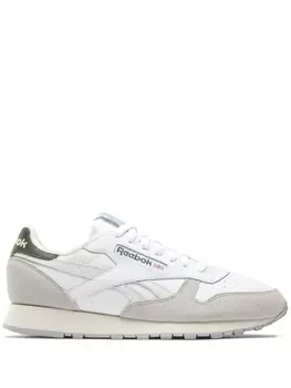 Кроссовки Reebok Classic, белый/серый/темно-зеленый