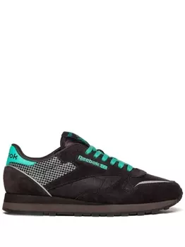 Кроссовки Reebok Classic Leather, черный/бирюзовый