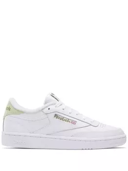 Кроссовки Reebok Club C 85, белый/светло-желтый