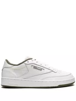 Reebok кроссовки Club C 85 Olive из коллаборации с JJJJound, белый
