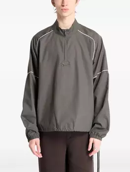 Reebok спортивная куртка с логотипом, серый
