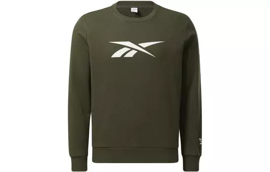 Reebok Свитшот унисекс зеленая