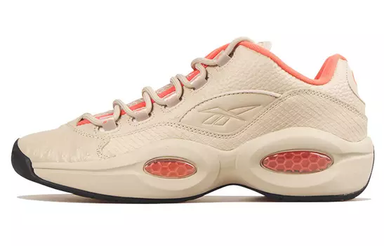 Кроссовки Reebok Question Basketball Unisex, бежевый/розовый