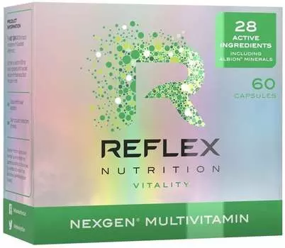 Reflex Nutrition - Спортивные мультивитамины Nexgen, 60 капсул Inna marka