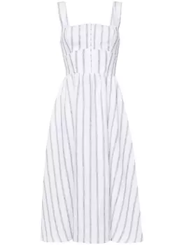 Reformation льняное платье Tagliatelle, белый