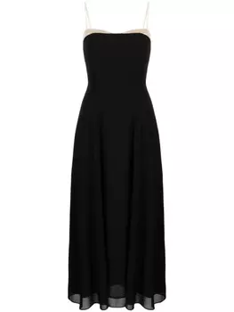 Reformation платье макси Abrielle, черный