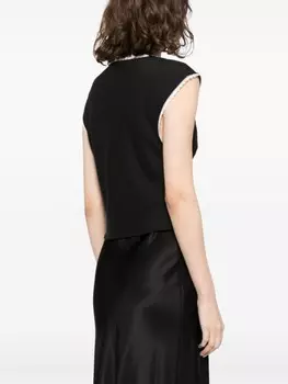 Reformation топ Cherry, черный