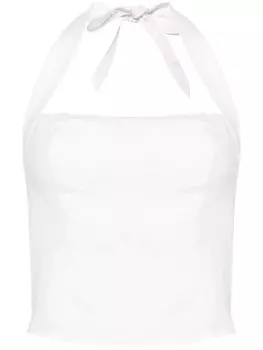 Reformation топ Malika, белый