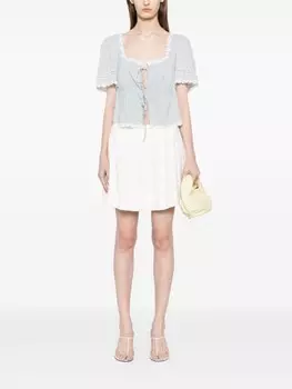 Reformation юбка мини Leni, белый