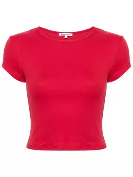 Reformation укороченная футболка Muse, красный