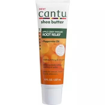 Refresh Root Relief с яблочным уксусом и маслом перечной мяты, 8 унций Cantu